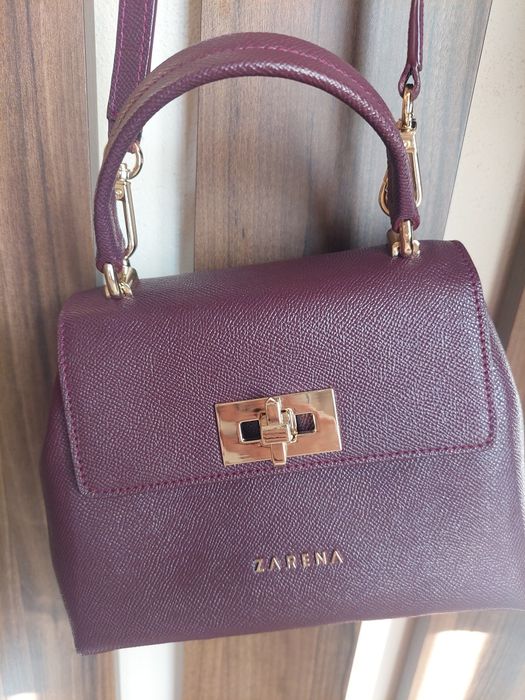 Естествена кожа чанта ZARENA