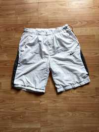 Shorts pantaloni scurti pants sweats Nike vintage poliester albi gri