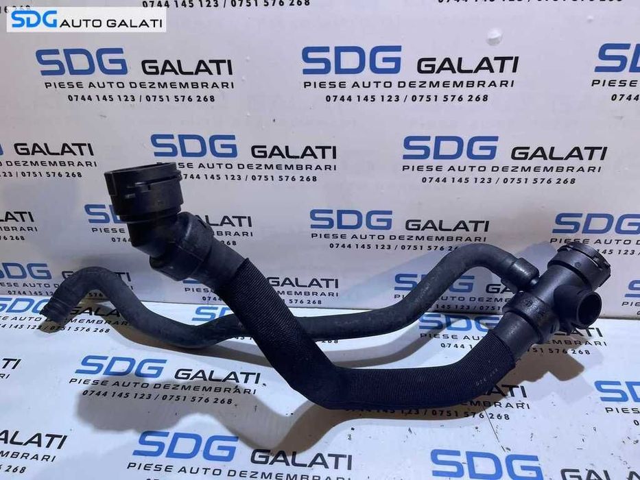 Furtun Conducta Apa Termostat Radiator Audi A4 B6 1.9 TDI AWX AVF AVB BKE 2001 - 2005 Cod 8E0121055N