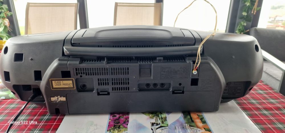 Super Boombox PANASONIC rx-dt75 cu telecomanda