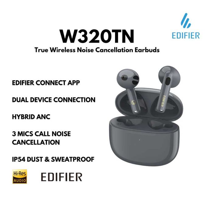 Edifier W32TN NC— Беспроводные Наушники с Шумоподавлением. Есть достав