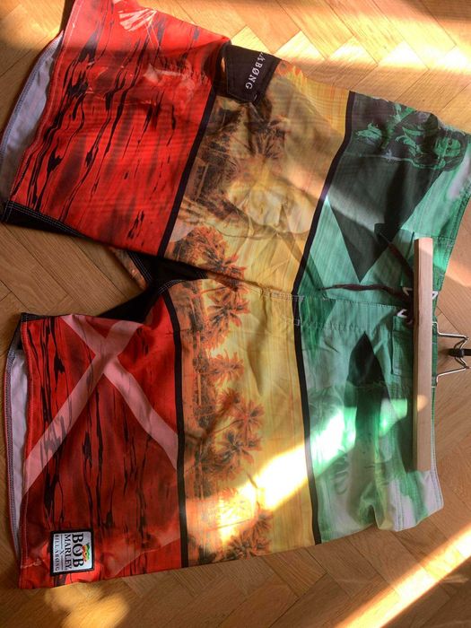 short billabong bob marley