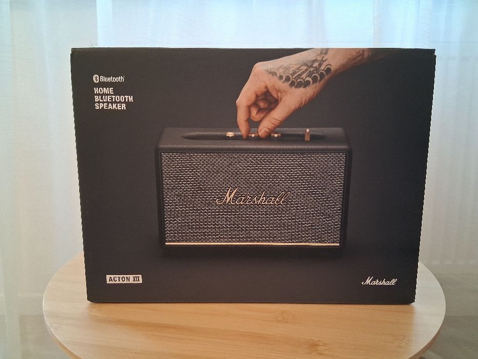 Noua, sigilata Boxa Marshall Acton 3 Bluetooth,60w,aux in