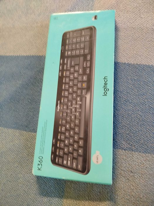 Logitech K360 Безжична клавиатура, използвана, в добро състояние