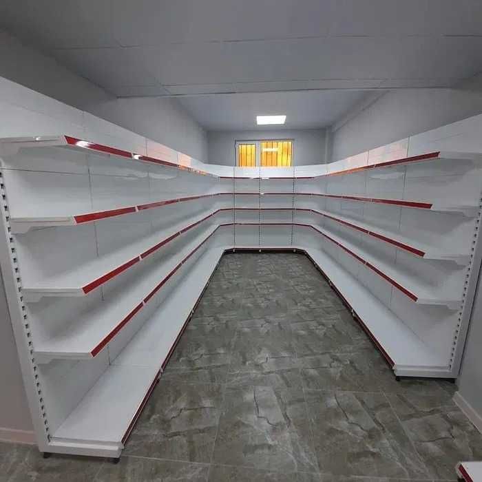 Торговые стеллажи металлические витрины прилавки конфет г. Кызылорда