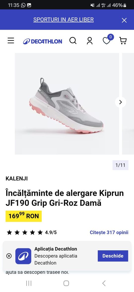 Adidasi kipsta  Kiprun JF19