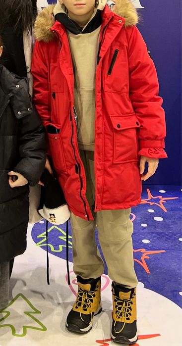 Зимняя парка на мальчика ростовка 160