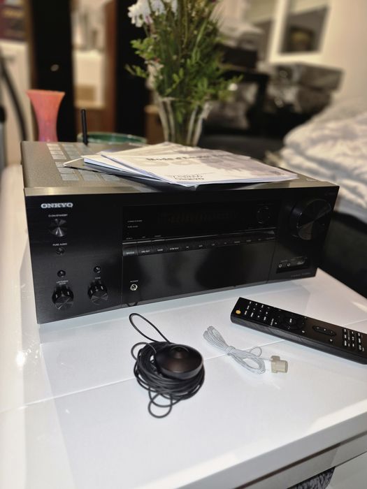 Onkyo TX-NR656 – 7.2 ресивър с Wi-Fi, 4K, Dolby Atmos - пълен комплект