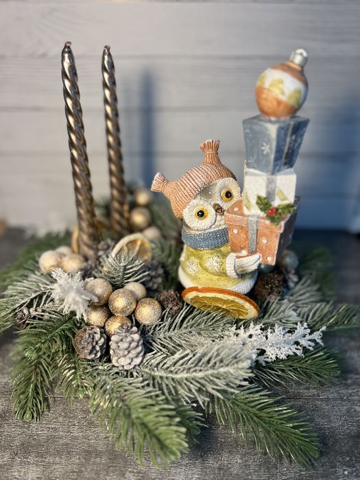 Новогодний подсвечник, будет радовать долгие годы