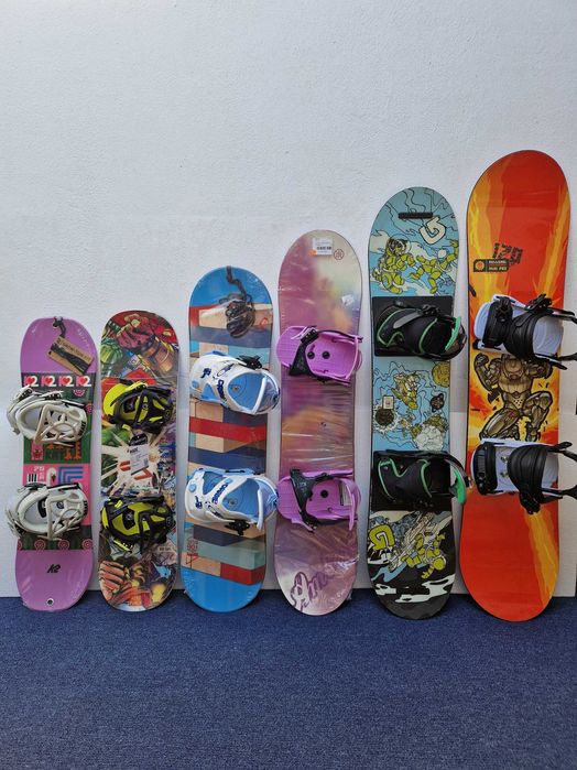 Snowboard Rossignol copii 120 cm 130 cm boots buy back