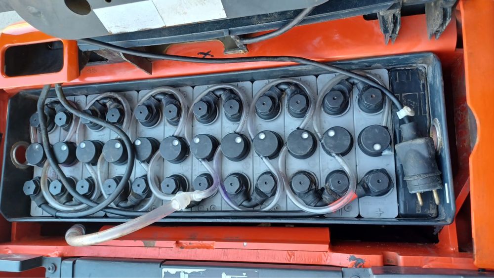 Transpalet electric cu catarg  Linde T16L an 2017