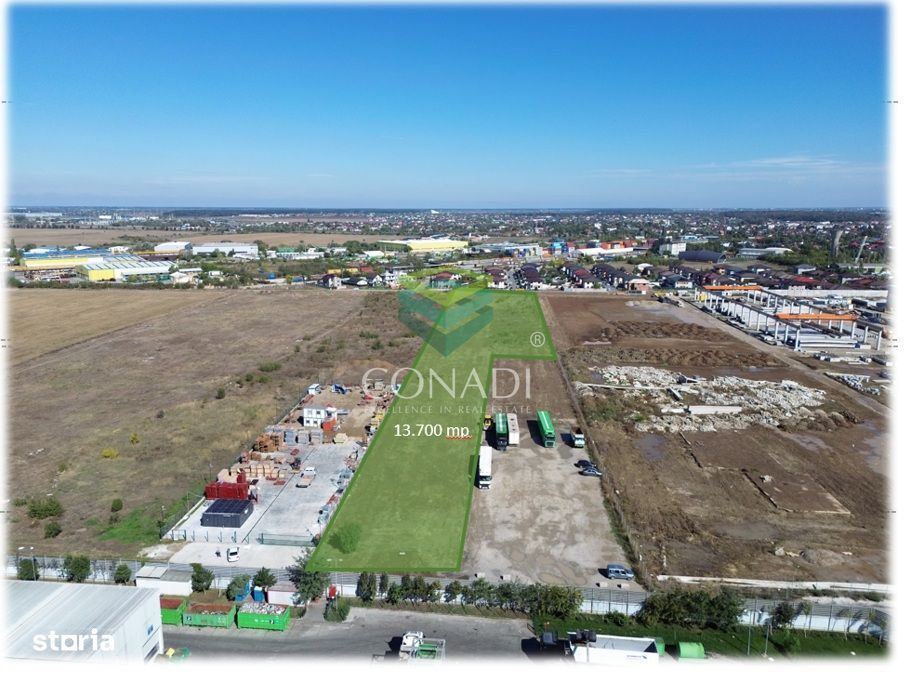 Oportunitate - Teren Chitila - 13.700 mp - pretabil pentru hale