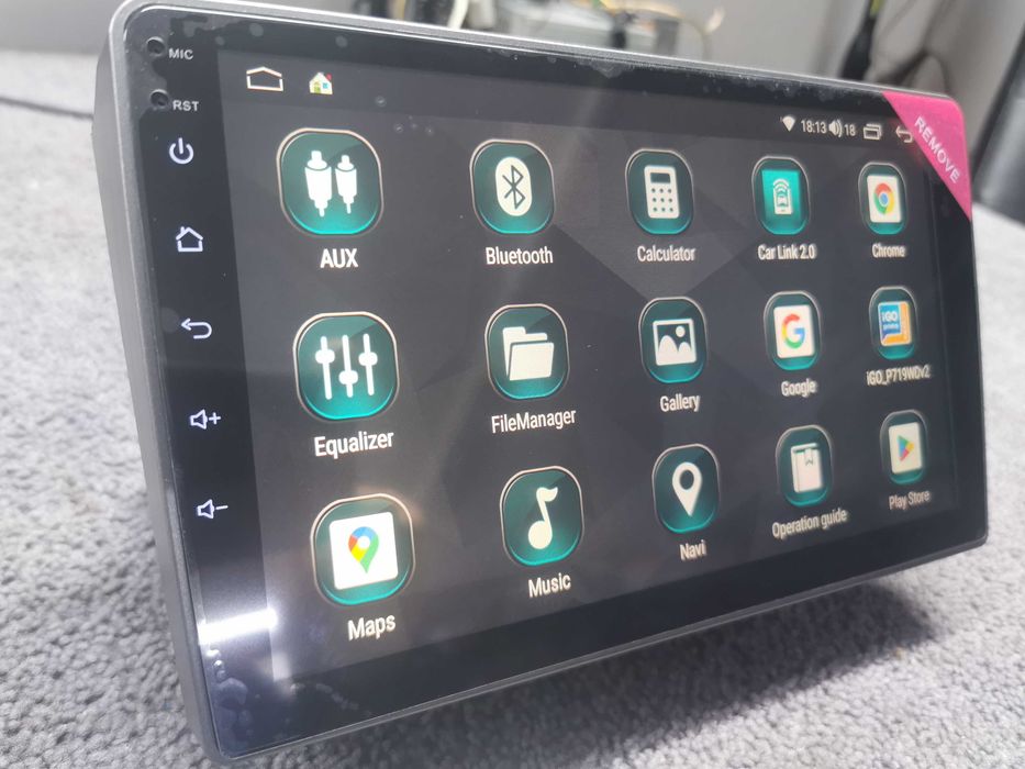 Navigatie Android Peugeot 407 gri 4/64gb QLED
