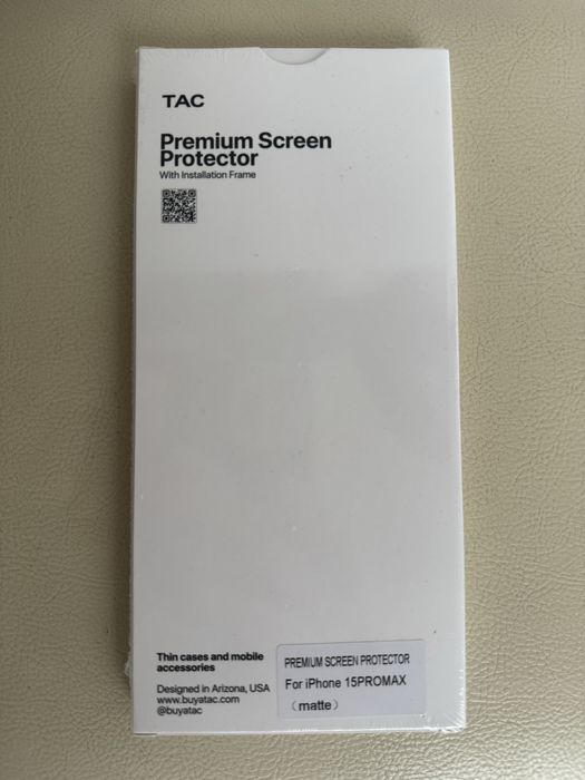 Folie Sticla Mata Premium TAC iPhone 15 Pro Max