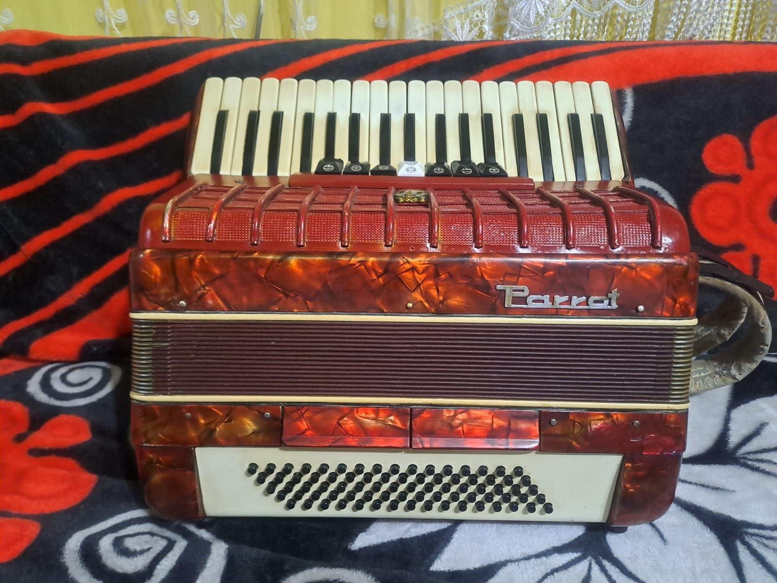 Acordeon Parrot de 80 de bași