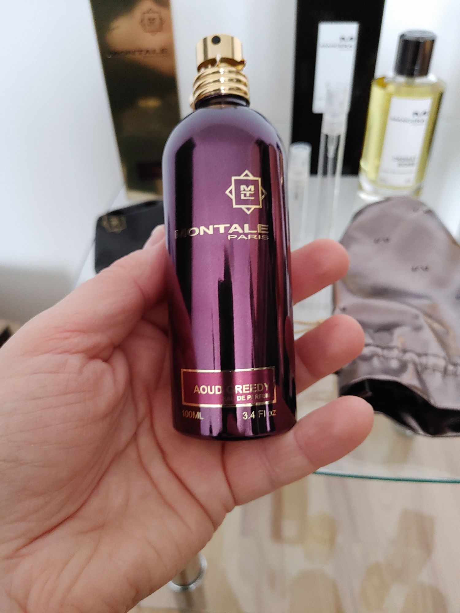 Montale Aoud Greedy & Leather-10 ml