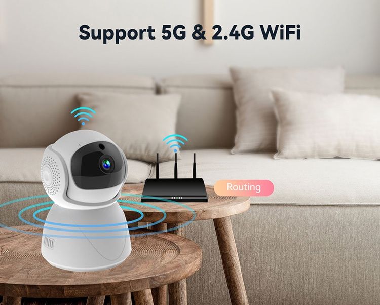 Ptz wi fi камера бебефон