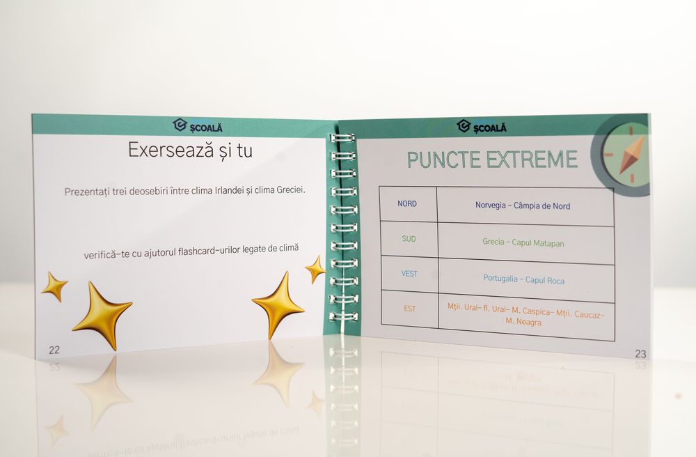 Culegere BAC Geografie – Flashcard Start in Scoala