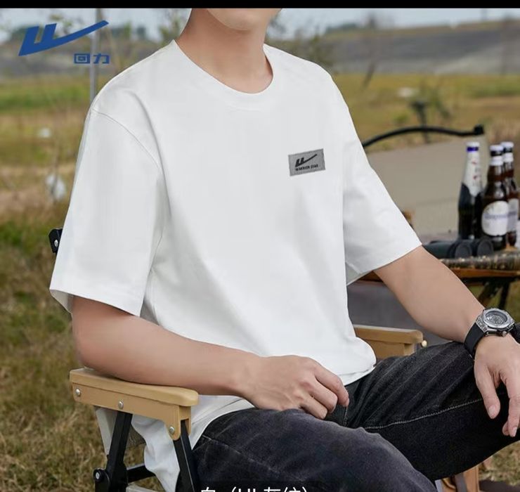 Белая футболка мужская