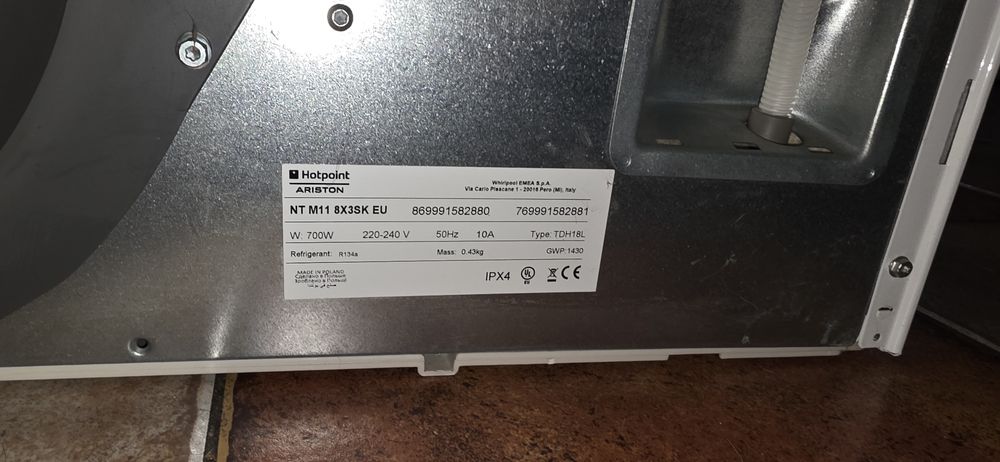 Vand uscator hotpoint