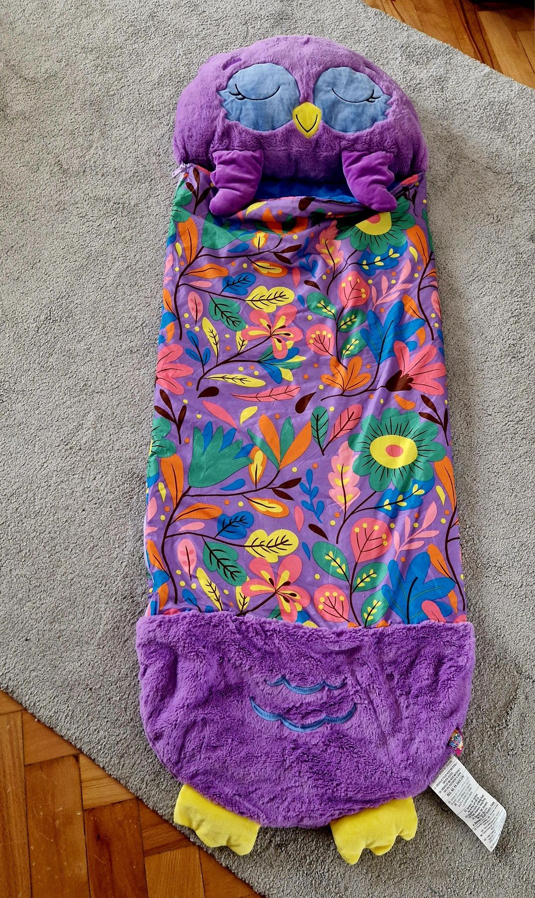 Sac de dormit cu perna Bufnita pt copii