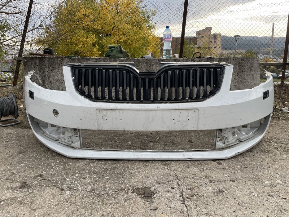 Предна броня за Шкода Октавиа Skoda Octavia 2013-2017г