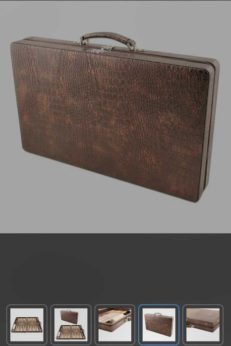 Table de lux cu geanta de piele