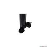 Set perie wc cu suport, model diamant, negru, Sepio