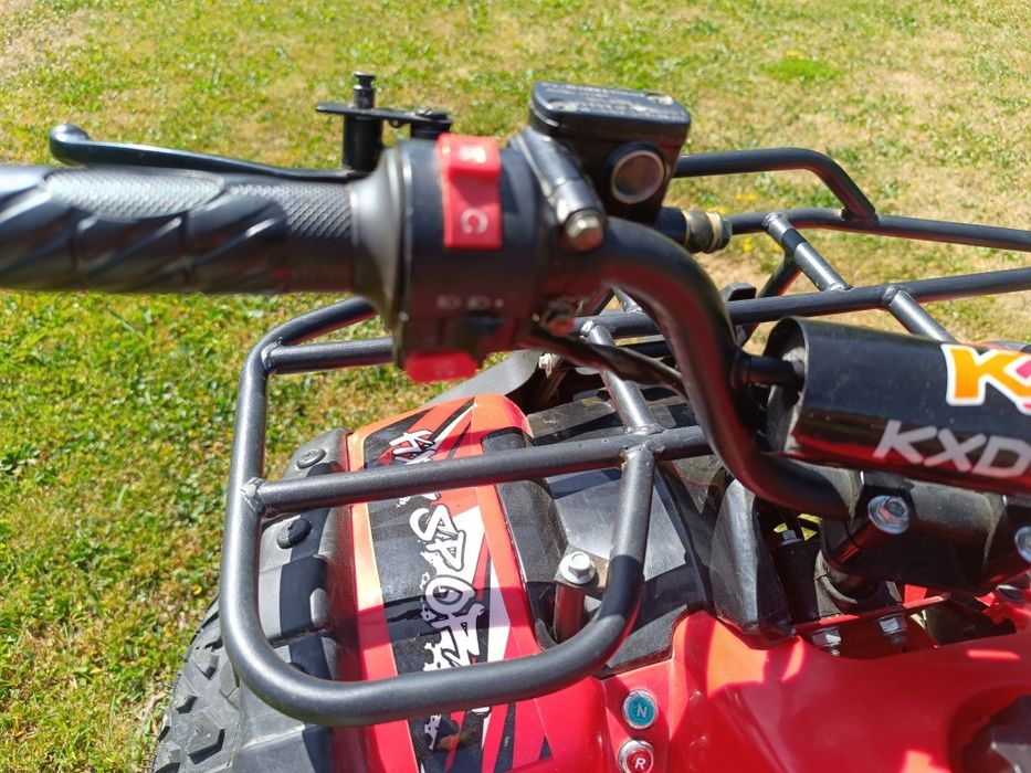 ATV Quad 125cc KXD Pro Germany roti pe 7 inch roșu