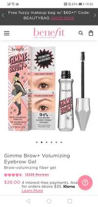 Gimme Brow+ Volumizing Fiber Gel