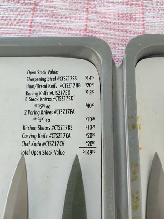 Комплект от 17 ножа Slitzer