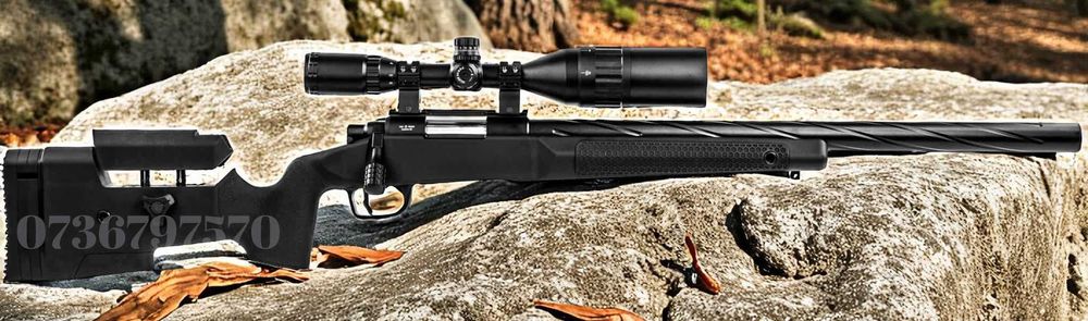 Pusca puternica airsoft 5J UPGRADATA LA REDUCERE