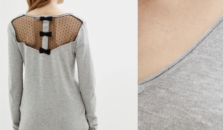 Пуловер трикотажный от бренда Naf Naf