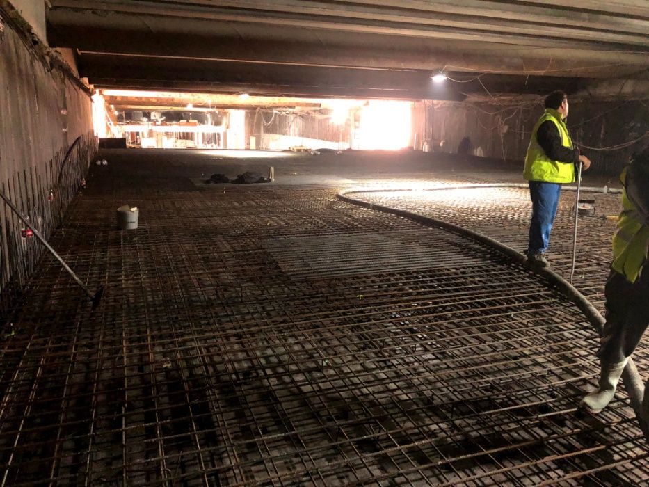 Beton elicopterizat, Pardoseli industriale