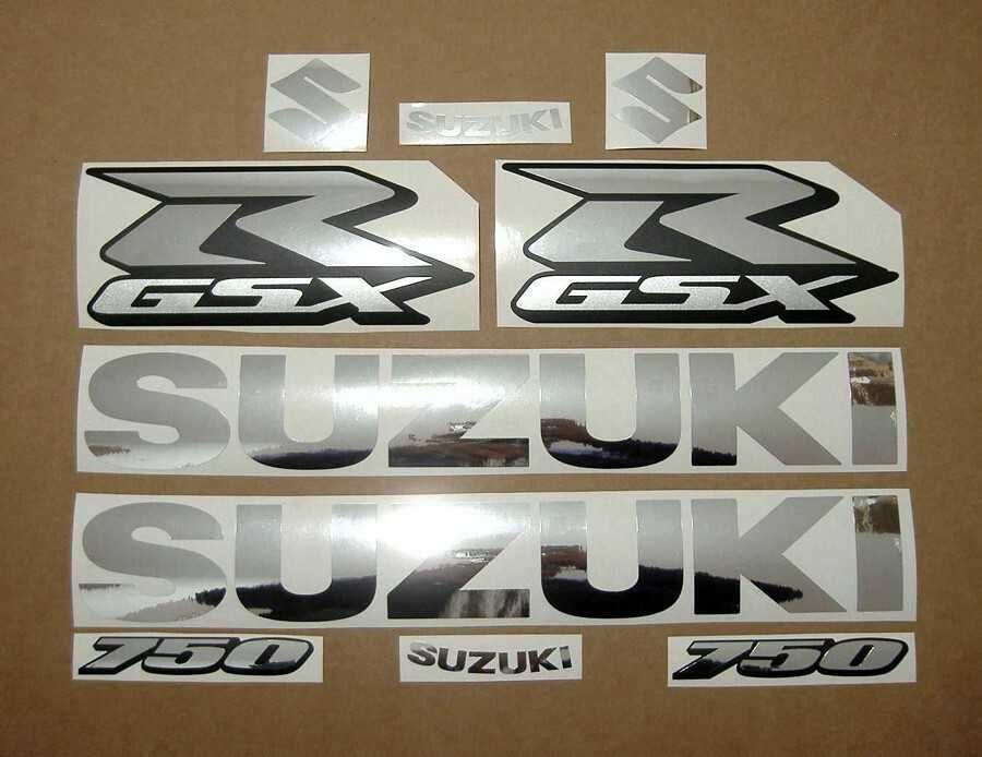 Стикери Сузуки 750 различни цветове GSXR Suzuki лепенки гсхр емблеми