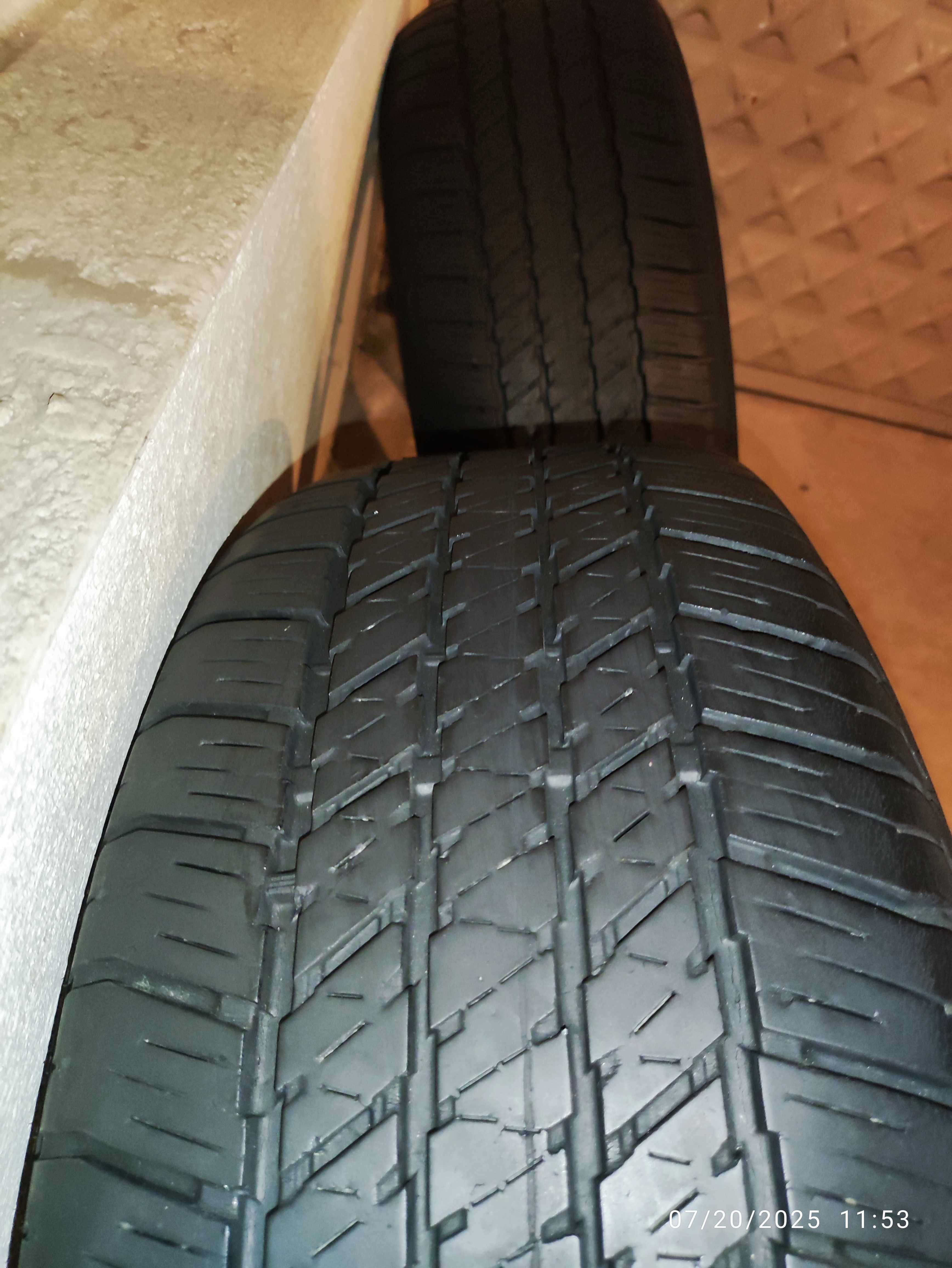 4 Броя всесезонни гуми Bridgestone Dueler H/T 265/60/18 M+S DOT 17