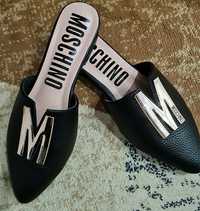 Брендовые кожанные обувь Moschino