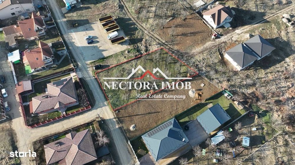 NECTORA IMOB-Teren INTRAVILAN 1000 mp, Zona PALEU, Utilitati incluse