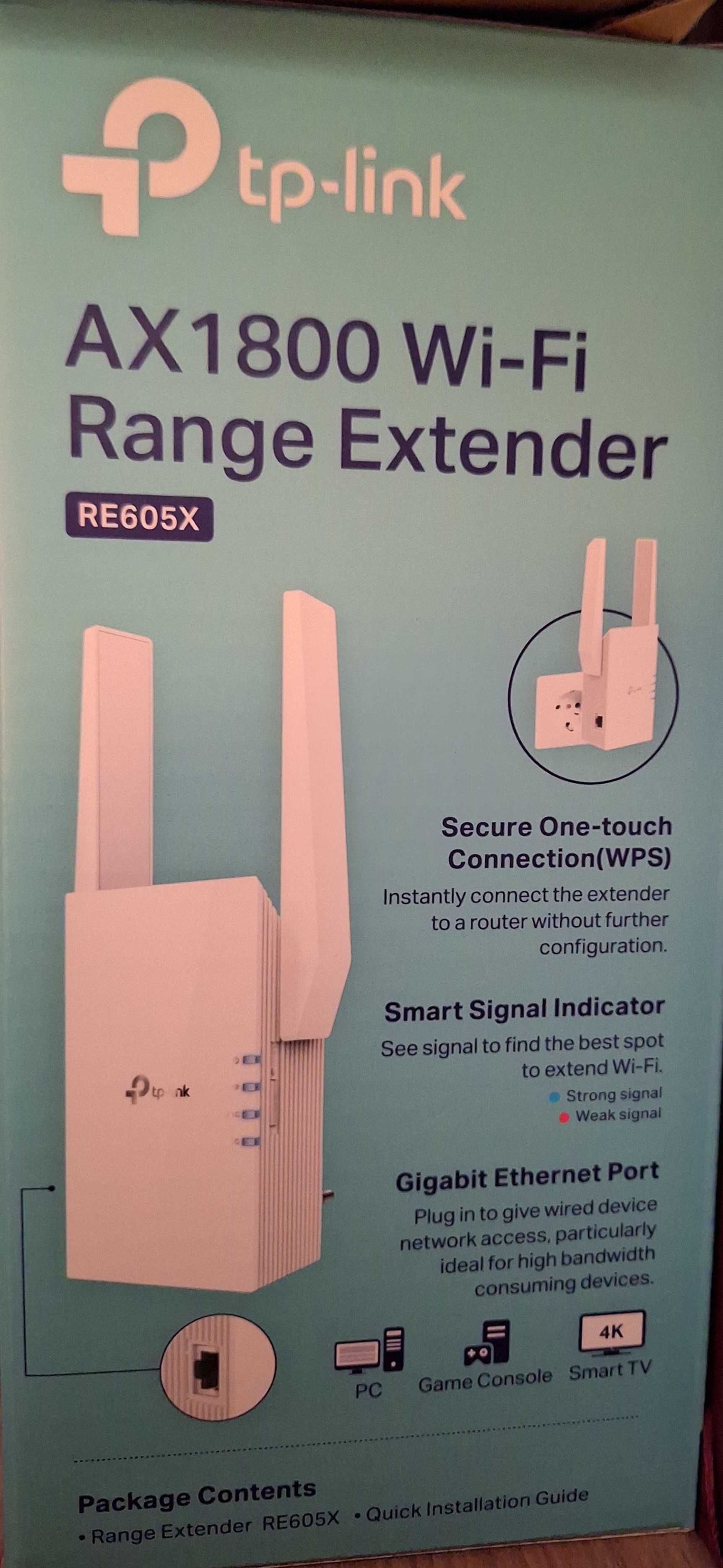 Wireless Range Extender TP-LINK RE605X WIFI 6