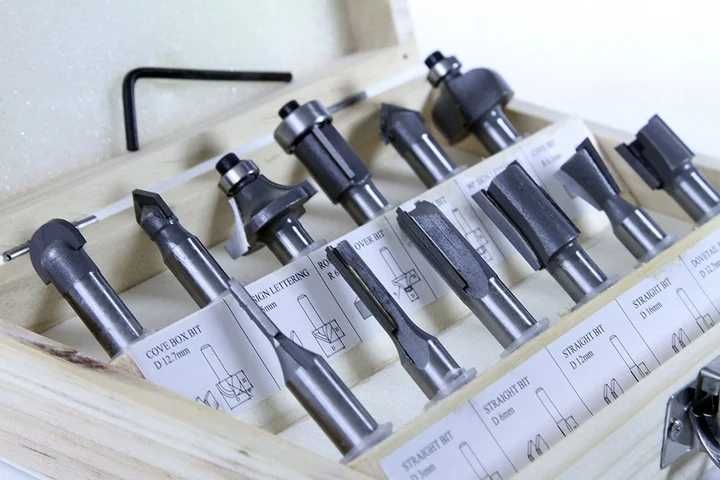 Set 12 freze lemn prindere 8mm (M22549)