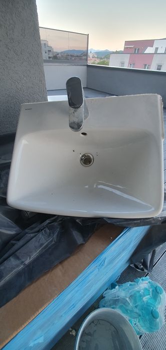 Geberit Selnova Square lavoar 55x44 cm dreptunghiular