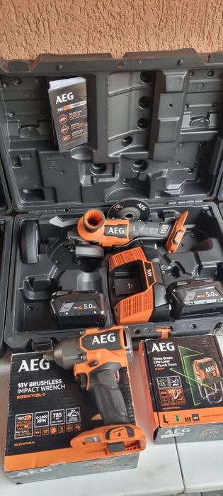 Set Scule AEG noi Brushless