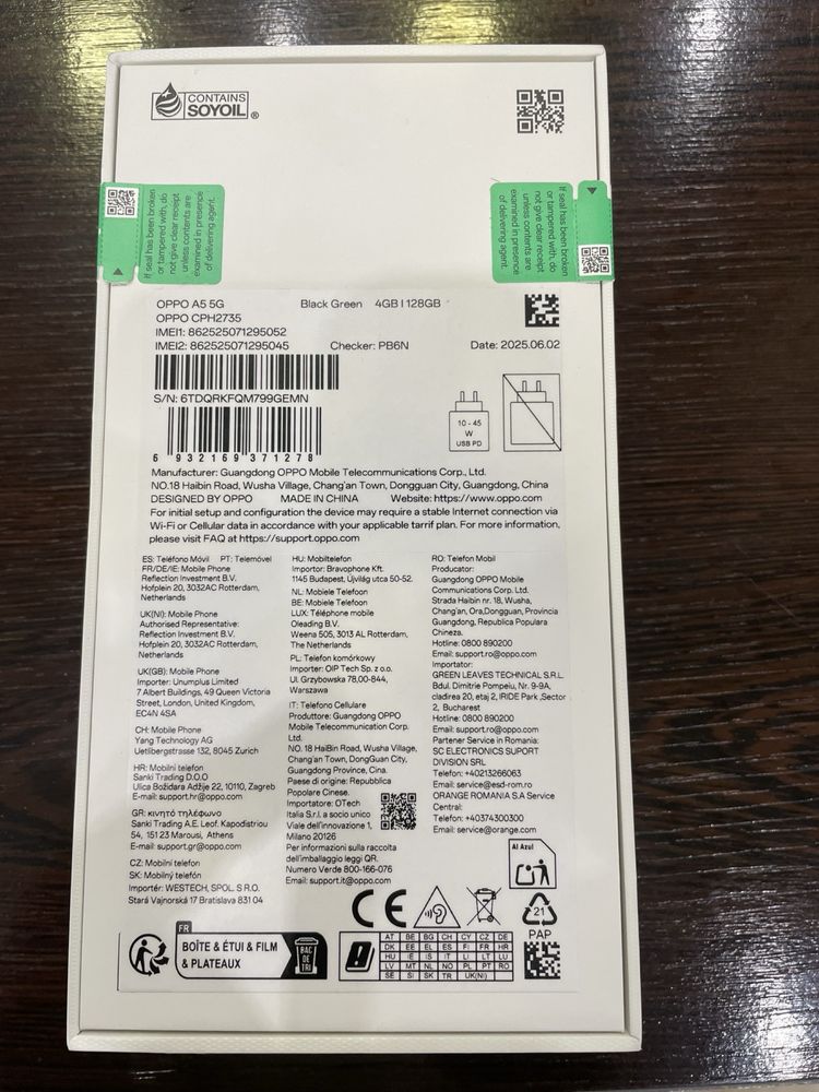Смартфон OPPO A5