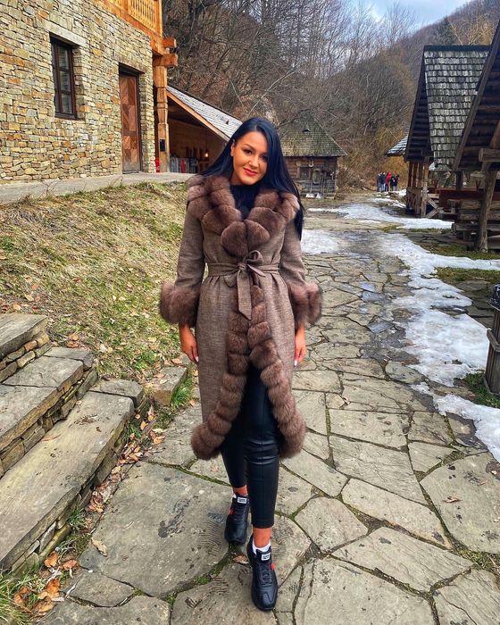 Palton blană naturală