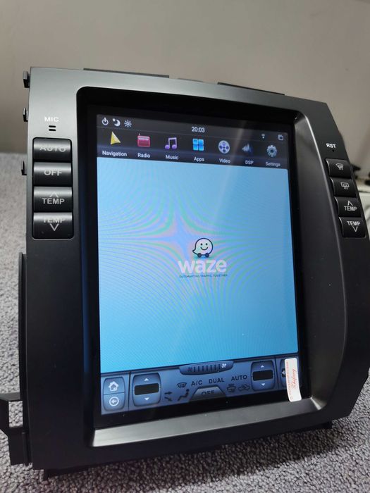 Navigatie Toyota Land Cruiser Prado 2002-2009 Tesla Style Android PX6