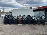 9 комплекта алуминиеви джанти с гуми 5x100 5x112 VW AUDI MERCEDES BM