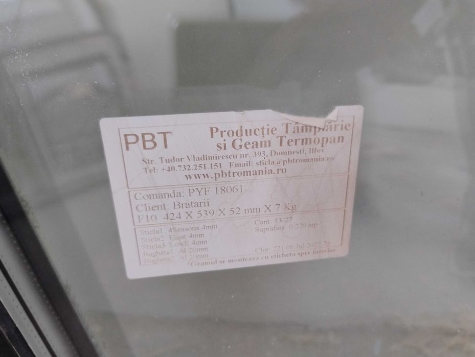 Ferestre termopan pe semirotund