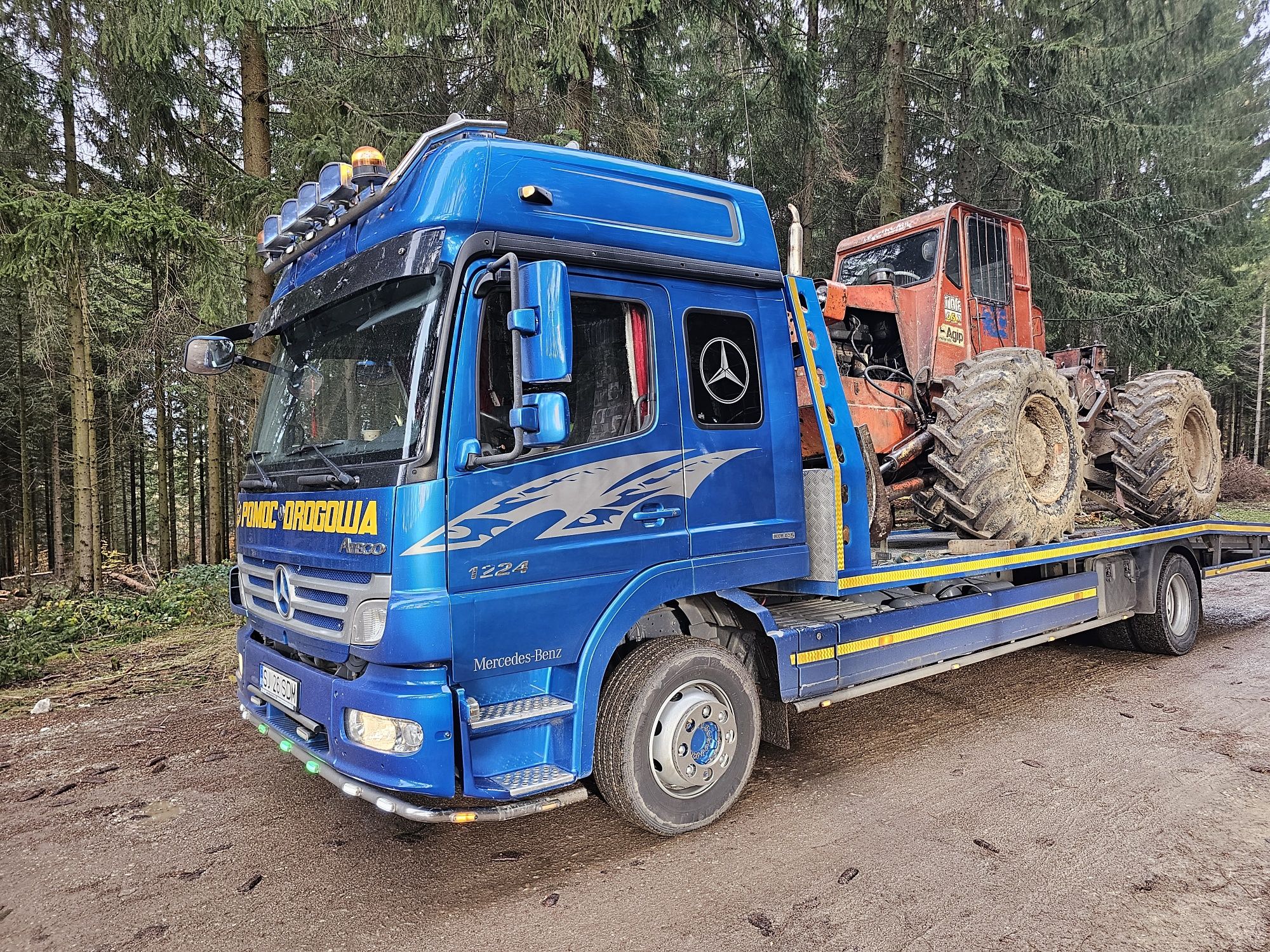 Tractari auto si transport utilaje agricole si industriale