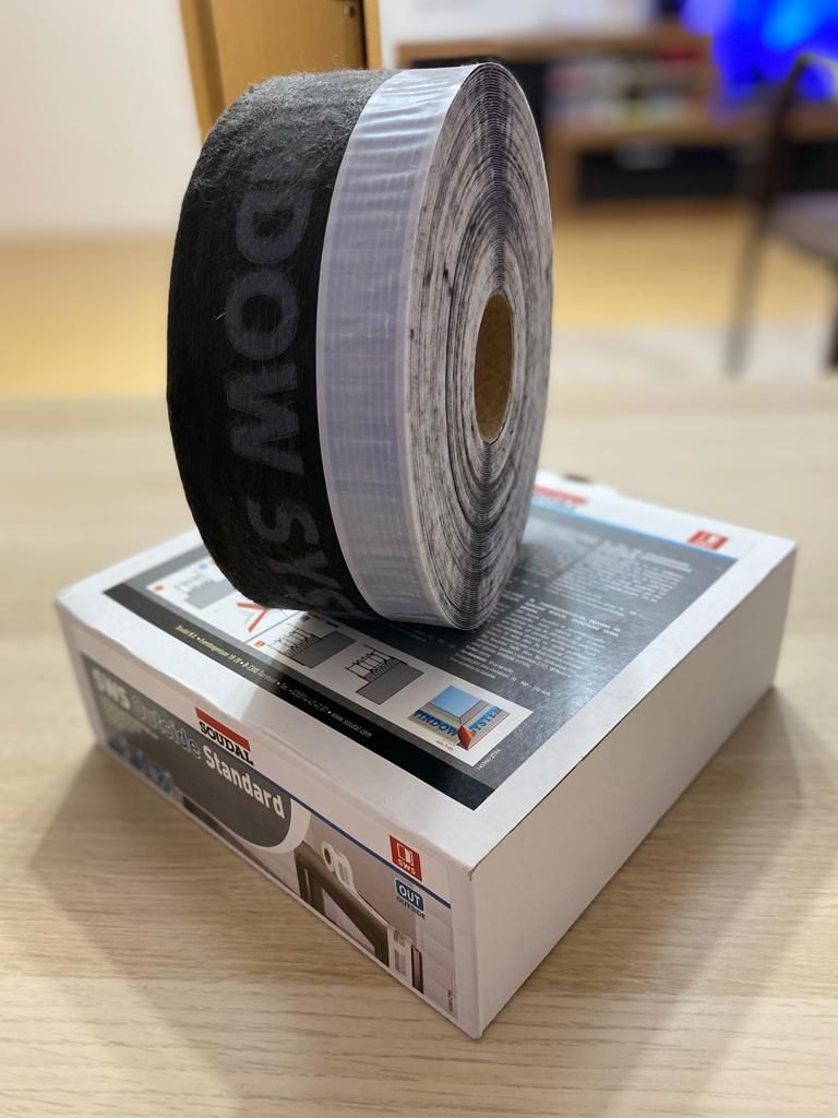 Soudal - Banda etansare tamplarie PVC. Bariera de vapori termopan