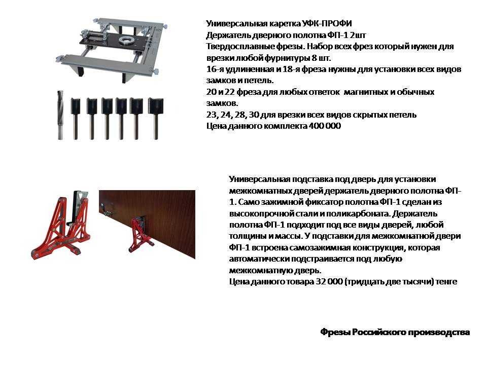 Профессиональные фрезы по дереву
